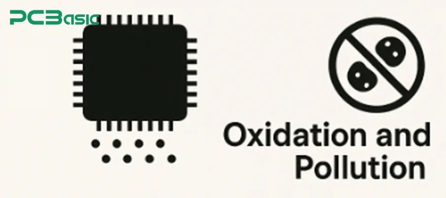 Cause of IC problem - Oxidation and pollution