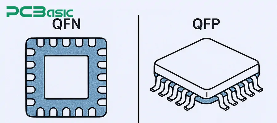 QFN vs QFP: pin configuration